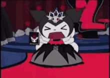 kuromi gothic queen anime angry furious