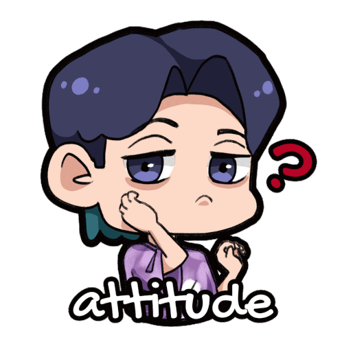 Attitude Ken Sticker - Attitude Ken Angst Stickers