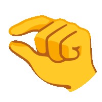a yellow hand with the letter g on the bottom of it