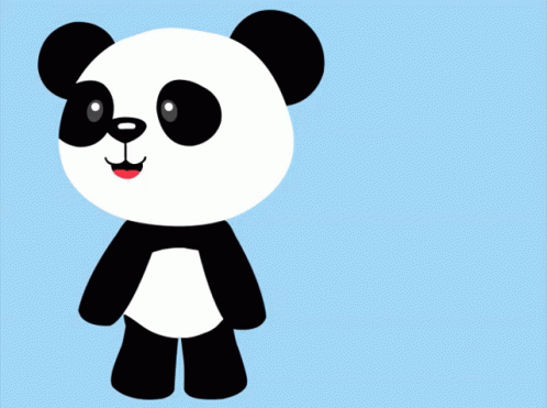 animated moving panda