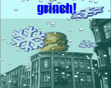 Grinch Merry Christmas GIF - Grinch Merry Christmas Burger GIFs