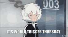 World Trigger Thursday GIF - World Trigger Thursday Kuga GIFs