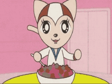 Tamala Rating Cat Cornflakes Breakfast Milk Anime Cute GIF