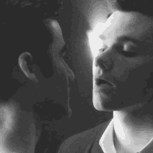 I Was Working On Something, But Then I Got Completely Distracted By The Way They Are Both Looking… GIF - Klaine Glee Kurt GIFs