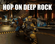 Deep Rock Deep Rock Galactic GIF - Deep Rock Deep Rock Galactic Hop On Deep Rock GIFs