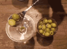 Martini Green Olive GIF