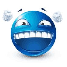Blue Emoji Emoji Meme GIF - Blue Emoji Emoji Meme Yippee GIFs