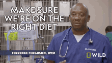 Make Sure Were On The Right Diet Dr Terrence Ferguson GIF - Make Sure Were On The Right Diet Dr Terrence Ferguson Critter Fixers GIFs