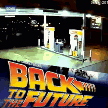 Back To The Future Gas Station GIF - Back To The Future Gas Station Explosion GIFs
