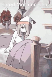Little Witch Academia Good Morning GIF - Little Witch Academia Good Morning Good Morning Chat GIFs