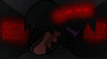 a drawing of a monster with the word garra written on the bottom right