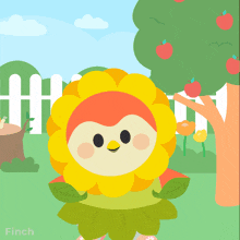 a cartoon of a flower with the words summertime written above it