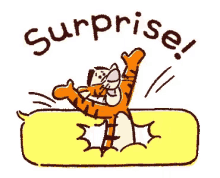 Surprise Tiger GIF