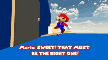 Smg4 Mario GIF - Smg4 Mario Sweet That Must Be The Right One GIFs