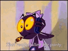 Louie The Fly Mortein GIF - Louie The Fly Mortein That Really Killed The Party GIFs