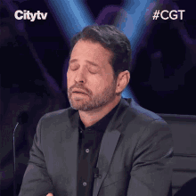 Emotional Jason Priestley GIF - Emotional Jason Priestley Canadas Got Talent GIFs