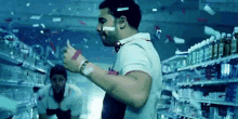 Started From The Bottom GIF - Drake Celebrate Confetti GIFs