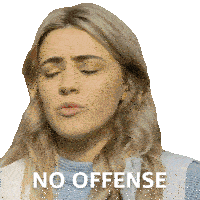 No Offense Zoey Miller Sticker - No Offense Zoey Miller Josephine Langford Stickers