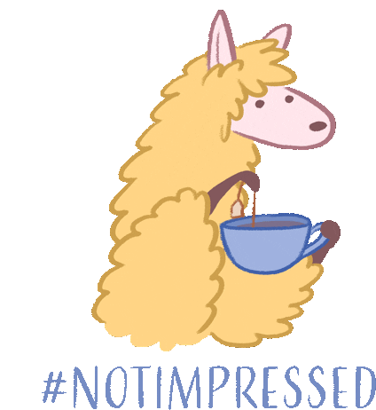 Not Impressed Bored Sticker - Not Impressed Bored Yawn Stickers