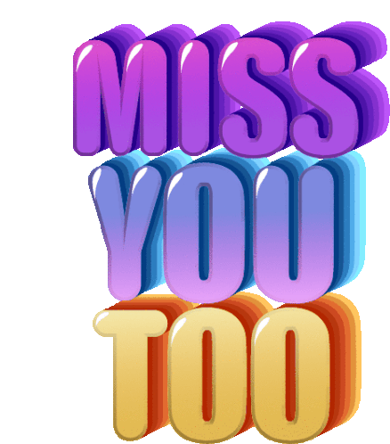 Miss You Too Imy Sticker - Miss You Too Imy I Miss You Stickers