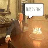This Is Fine Cake GIF - This Is Fine Cake Biden Cake GIFs