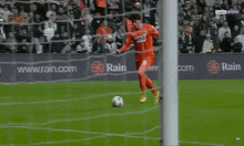 a soccer player with the number 34 on their jersey