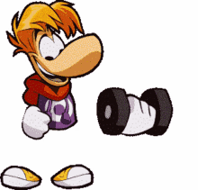 rayman workout brawlhalla dumbbell curl