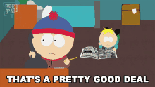 Thats A Pretty Good Deal Butters Stotch GIF - Thats A Pretty Good Deal Butters Stotch Stan Marsh GIFs