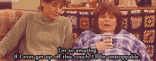 Roseanne Lazy GIF - Roseanne Lazy Couch GIFs