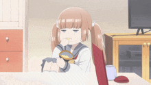 Anime Eating GIF - Anime Eating Bored GIFs