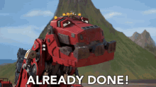 already done ty rux dinotrux finished complete