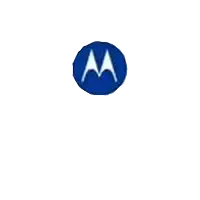 a blue circle with a white letter m inside of it
