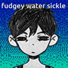 Omori Sad GIF - Omori Sad Fudgey Water Sickle GIFs