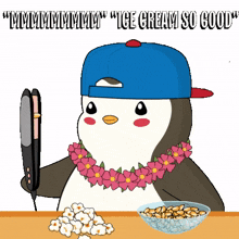 yummy yum tiktok ice cream penguin