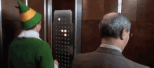 Buttons Elevator GIF - Buttons Elevator Elf GIFs