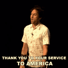 Thank You To Your Sevice To America Josh Sundquist GIF - Thank You To Your Sevice To America Josh Sundquist Thanks GIFs