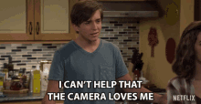 I Cant Help That The Camera Loves Me Confident GIF