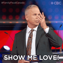 Show Me Love Gerry Dee GIF - Show Me Love Gerry Dee Family Feud Canada GIFs