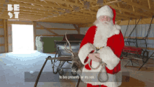Santa Claus To Buy Present GIF