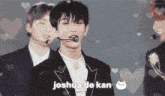 a picture of a young man with the name joshua de kan on it