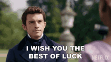 I Wish You The Best Of Luck Lord Anthony Bridgerton GIF - I Wish You The Best Of Luck Lord Anthony Bridgerton Jonathan Bailey GIFs