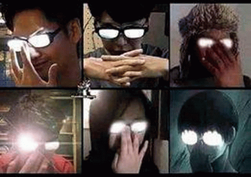 ANIME Glowing LED Glasses | Shopee Malaysia