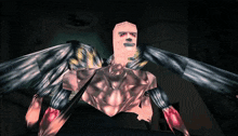 a computer generated image of a spider with wings