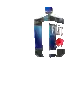 a pixelated image of a bottle of fiji water
