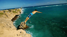 Traveling. GIF - Cliff Dive Travel GIFs