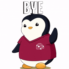 bye run penguin leave im out