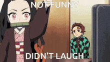 Demon Slayer Not Funny GIF - Demon Slayer Not Funny Not Funny Didn'T Laugh GIFs