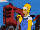 Homer Simpsons GIF - Homer Simpsons Tractor GIFs