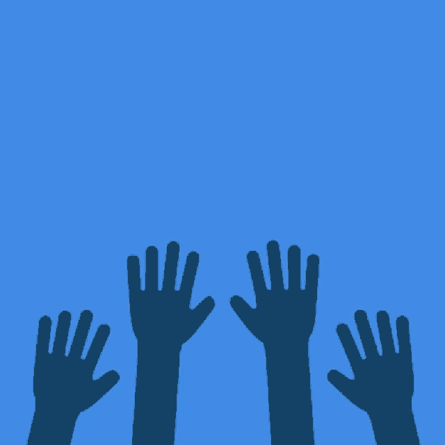 raising hand gif