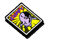 a cartoon of a hand holding a stack of cards with the word cuppy on them